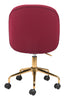 Miles Office Chair Red - Cozy Roots Decor