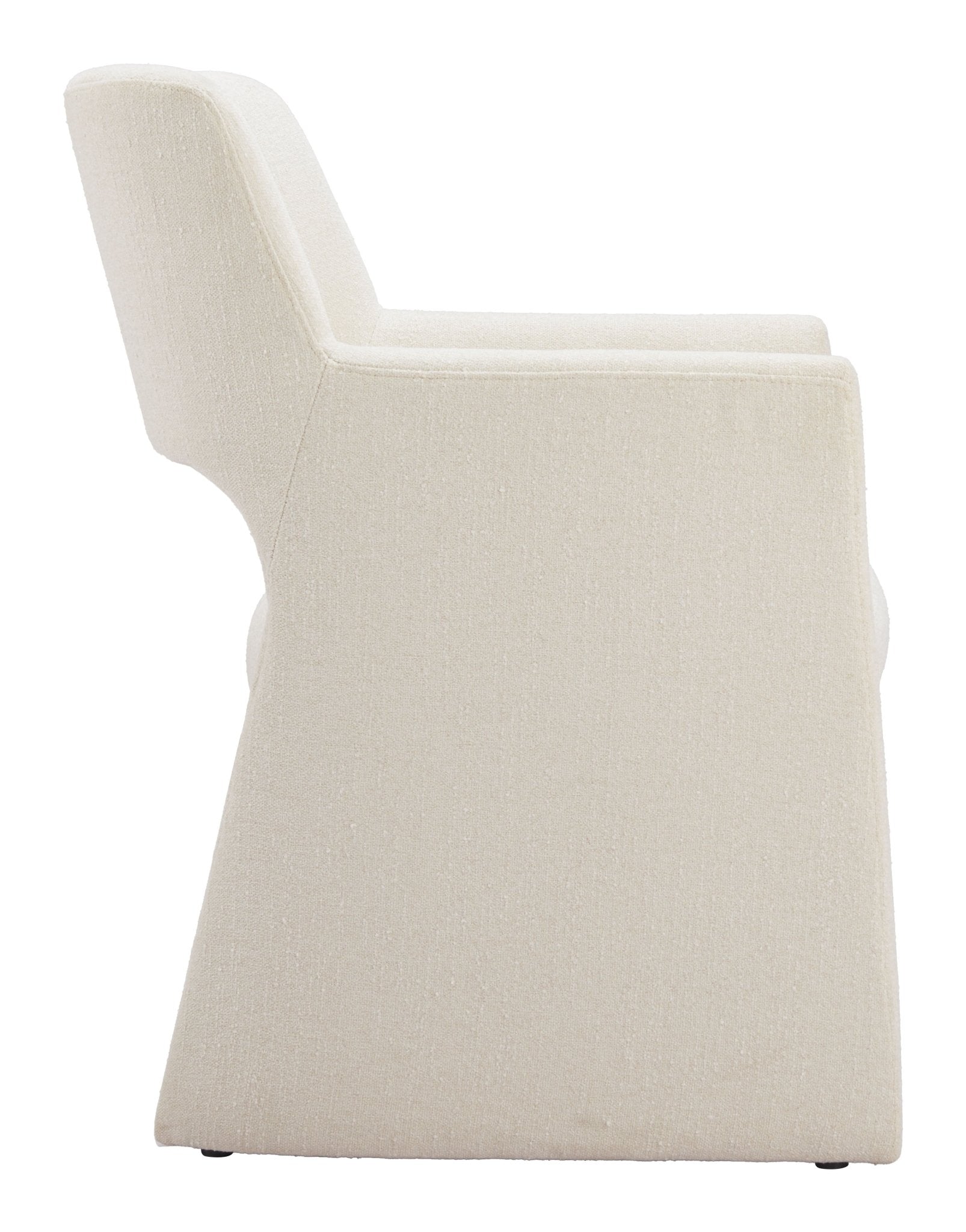 Minet Dining Chair Linen White - Cozy Roots Decor
