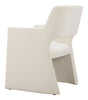 Minet Dining Chair Linen White - Cozy Roots Decor