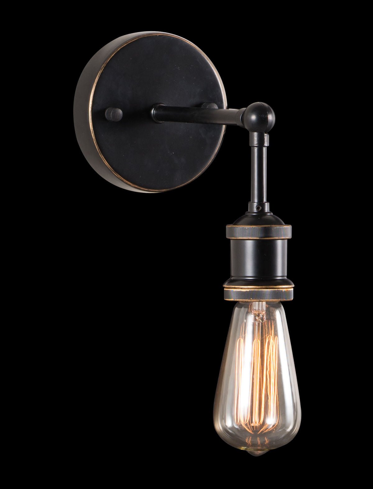 Miserite Wall Lamp Antique Black - Cozy Roots Decor
