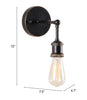 Miserite Wall Lamp Antique Black - Cozy Roots Decor