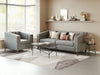 Nantucket Sofa Dark Gray - Cozy Roots Decor