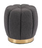 Napa Ottoman Dark Gray - Cozy Roots Decor