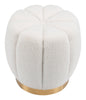 Napa Ottoman Ivory - Cozy Roots Decor