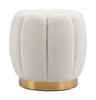 Napa Ottoman Ivory - Cozy Roots Decor