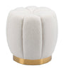 Napa Ottoman Ivory - Cozy Roots Decor
