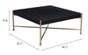 Nazaire Coffee Table Black - Cozy Roots Decor