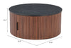 Nejaus Coffee Table Black & Walnut - Cozy Roots Decor