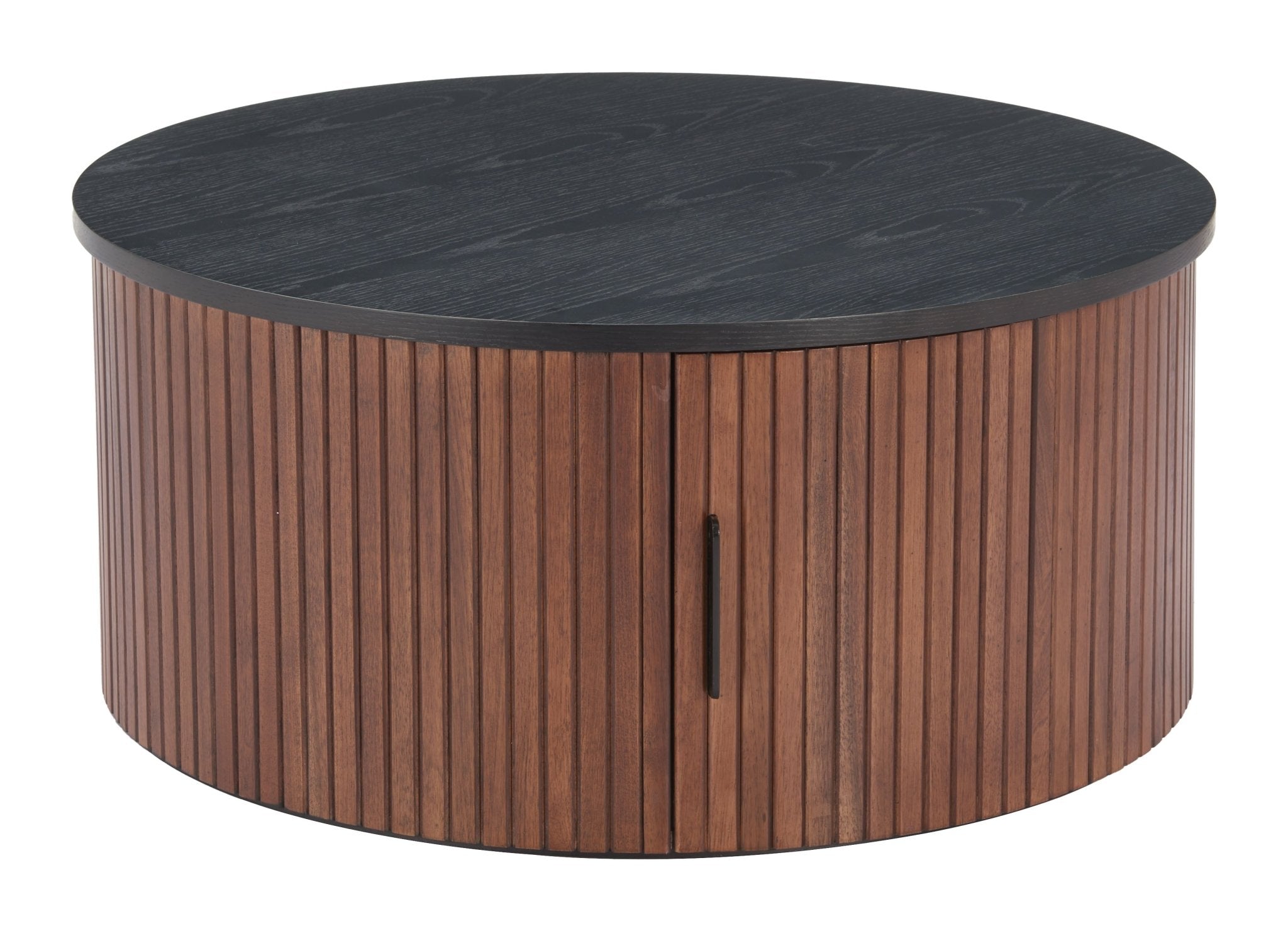 Nejaus Coffee Table Black & Walnut - Cozy Roots Decor