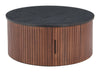 Nejaus Coffee Table Black & Walnut - Cozy Roots Decor