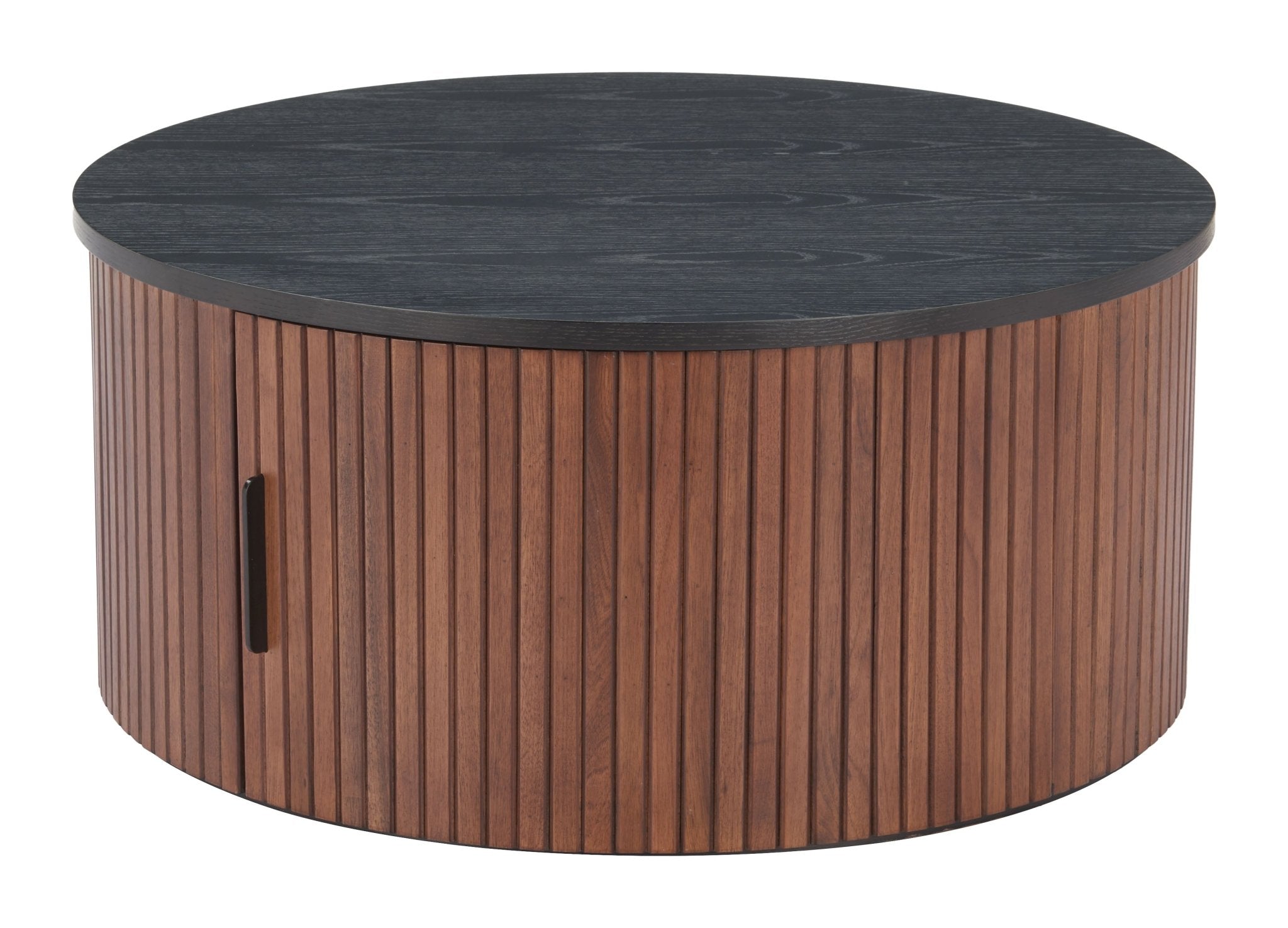 Nejaus Coffee Table Black & Walnut - Cozy Roots Decor