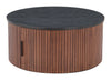 Nejaus Coffee Table Black & Walnut - Cozy Roots Decor