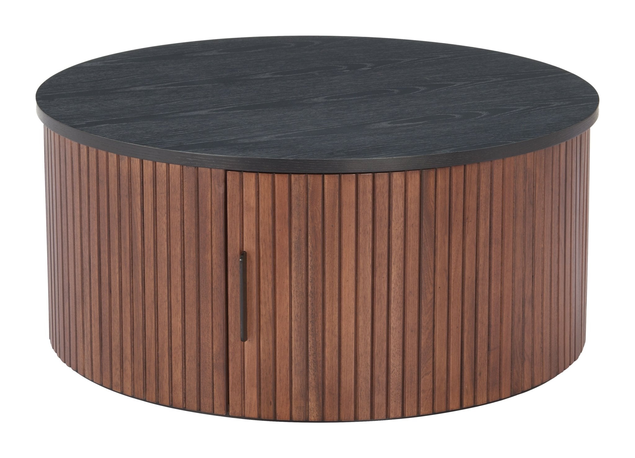 Nejaus Coffee Table Black & Walnut - Cozy Roots Decor