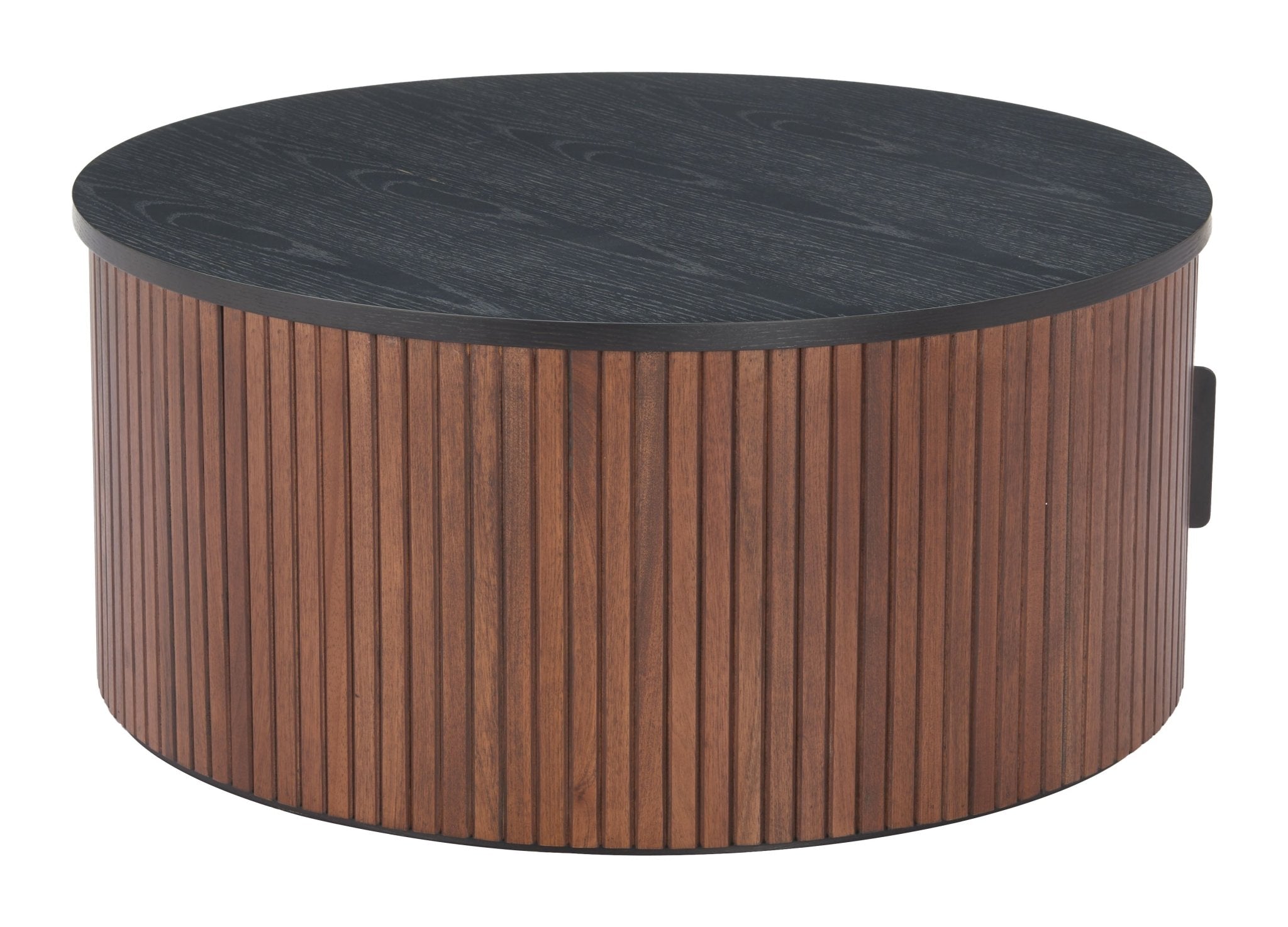 Nejaus Coffee Table Black & Walnut - Cozy Roots Decor