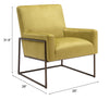 New York Accent Chair Olive Green - Cozy Roots Decor