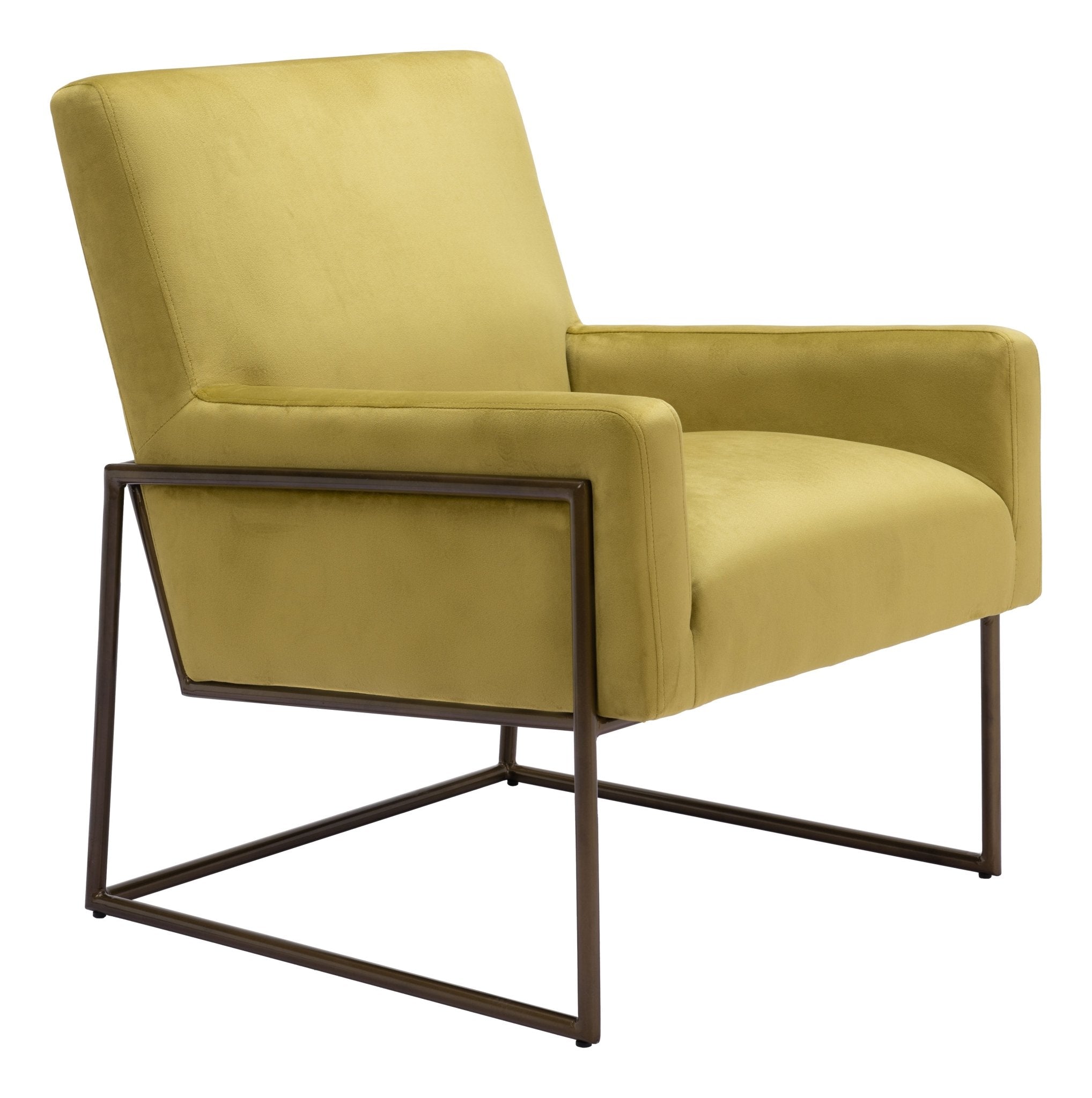 New York Accent Chair Olive Green - Cozy Roots Decor