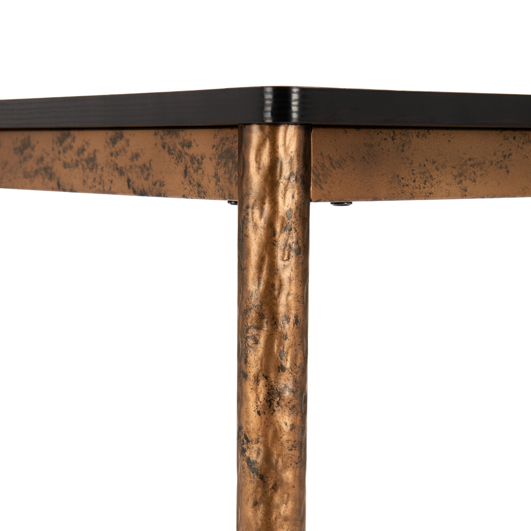 Nida Bar Table Black & Bronze - Cozy Roots Decor