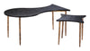 Norden Coffee Table Set (2 - Piece) Black & Bronze - Cozy Roots Decor