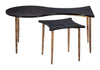Norden Coffee Table Set (2 - Piece) Black & Bronze - Cozy Roots Decor