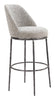 Nordhavn Swivel Barstool Gray - Cozy Roots Decor