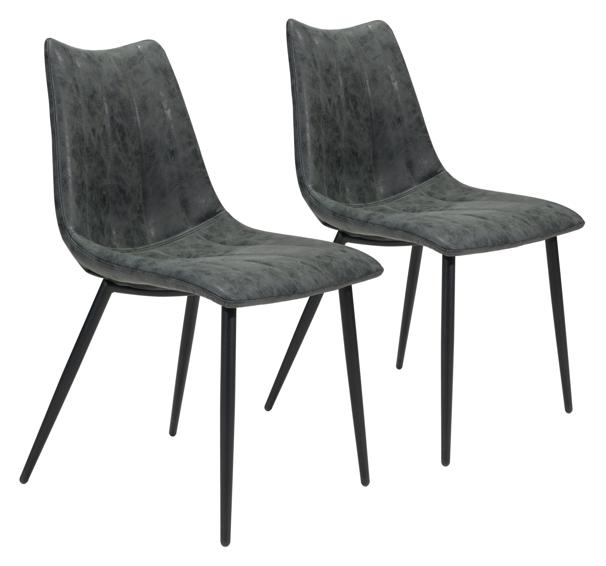 Norwich Dining Chair (Set of 2) Vintage Black - Cozy Roots Decor