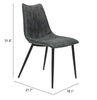 Norwich Dining Chair (Set of 2) Vintage Black - Cozy Roots Decor