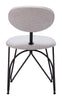 Novi Dining Chair (Set of 2) Dove Gray - Cozy Roots Decor