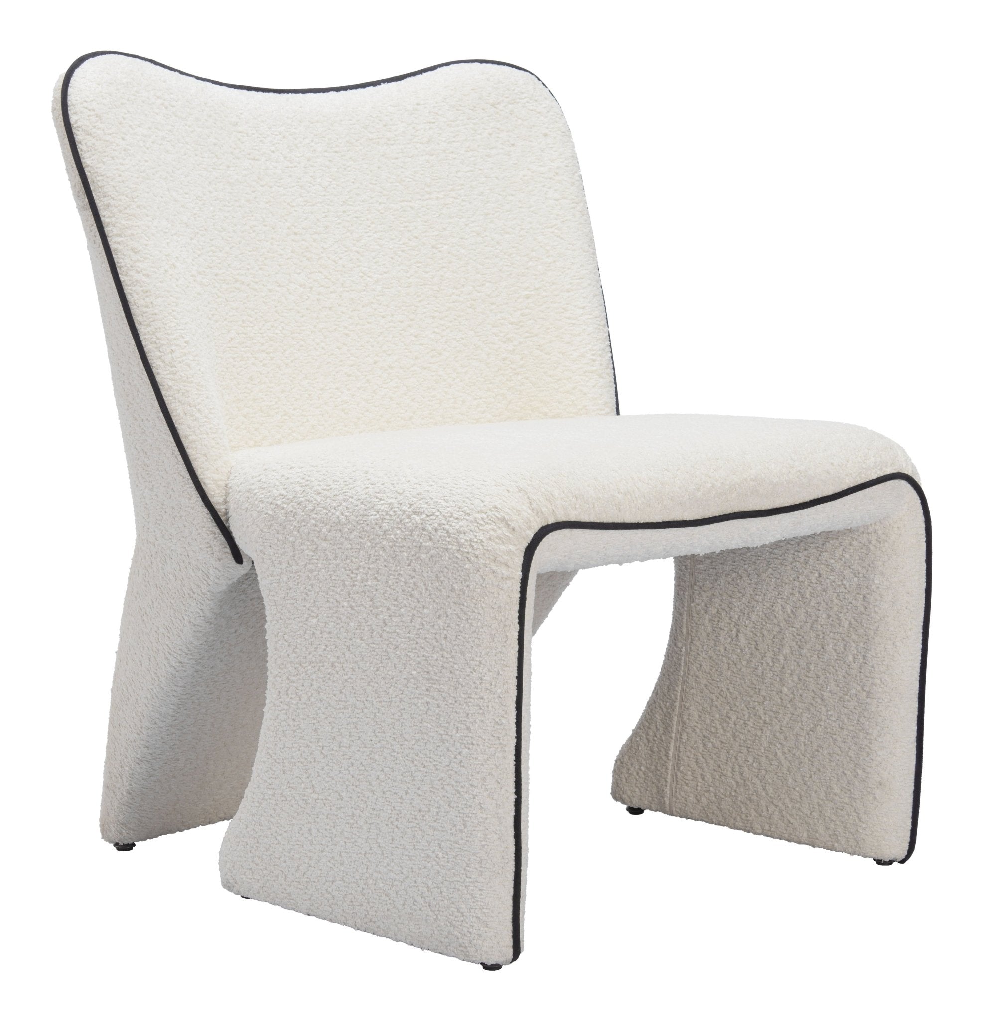 Novo Accent Chair Ivory - Cozy Roots Decor