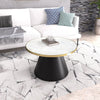 Nuclear Coffee Table White, Gold & Black - Cozy Roots Decor