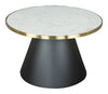 Nuclear Coffee Table White, Gold & Black - Cozy Roots Decor