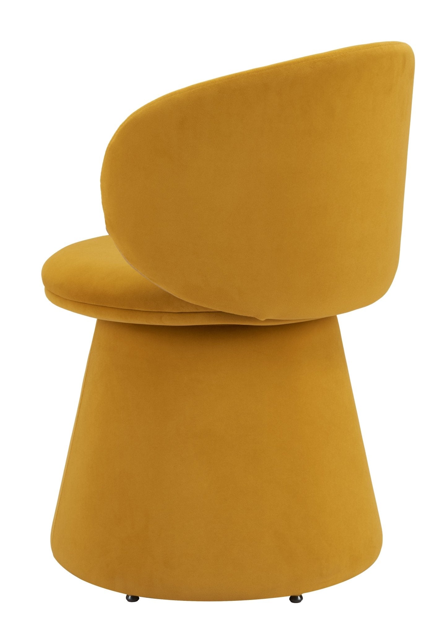 Oblic Swivel Dining Chair Orange - Cozy Roots Decor