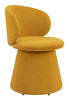Oblic Swivel Dining Chair Orange - Cozy Roots Decor