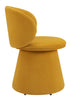 Oblic Swivel Dining Chair Orange - Cozy Roots Decor
