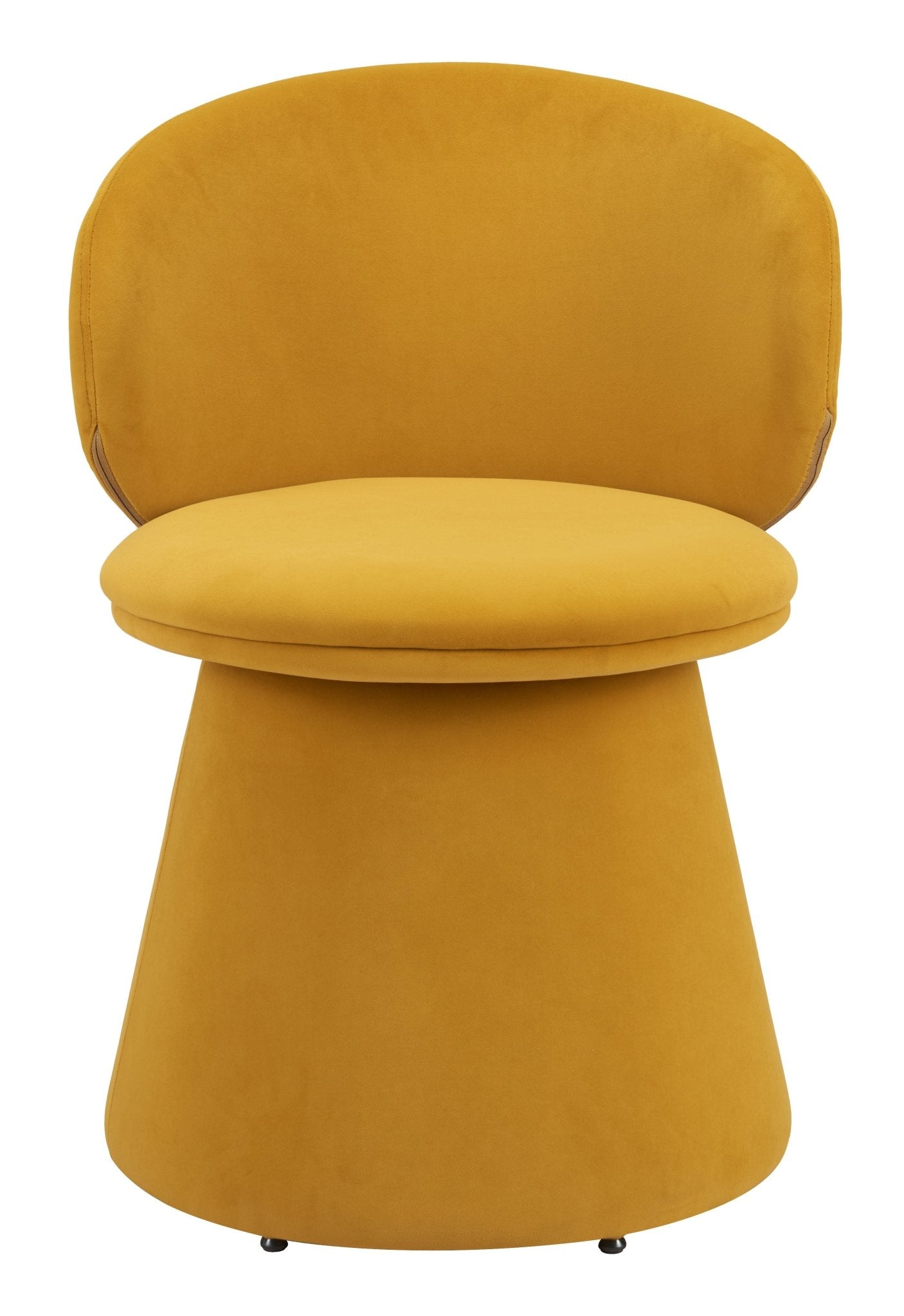 Oblic Swivel Dining Chair Orange - Cozy Roots Decor