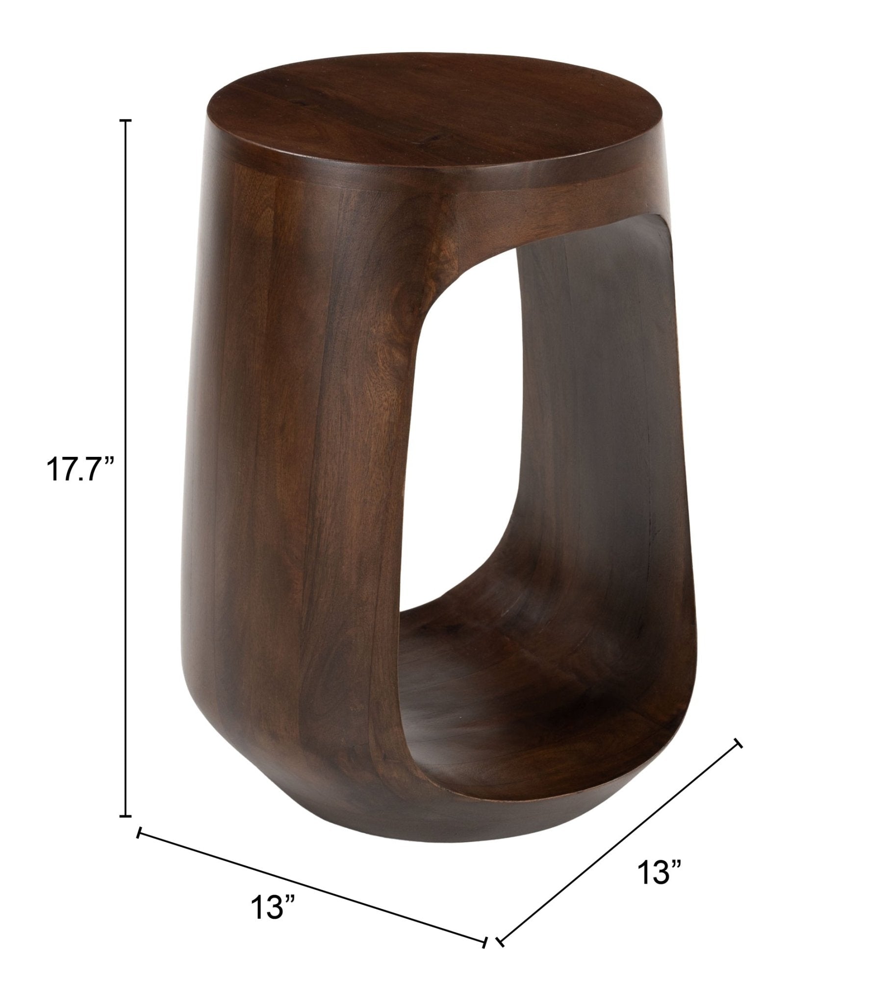 Okno Side Table Walnut - Cozy Roots Decor