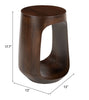 Okno Side Table Walnut - Cozy Roots Decor