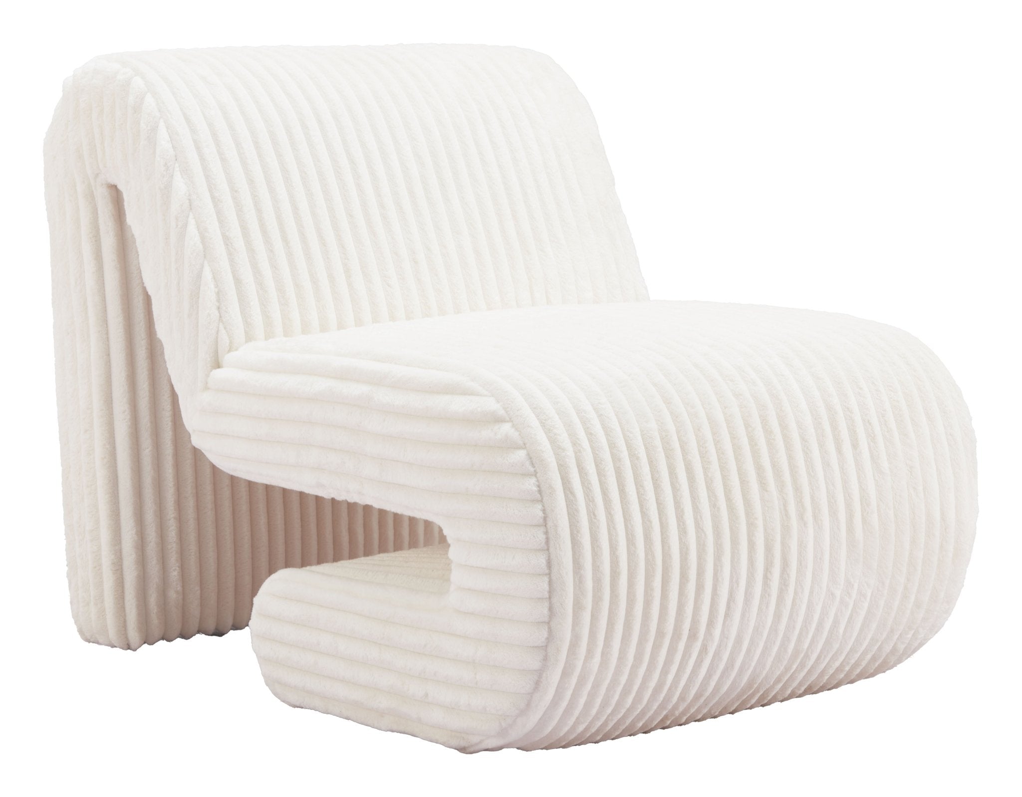 Opam Accent Chair White - Cozy Roots Decor