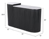 Ormara Console Table Set (2 - Piece) White & Black - Cozy Roots Decor