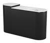 Ormara Console Table Set (2 - Piece) White & Black - Cozy Roots Decor