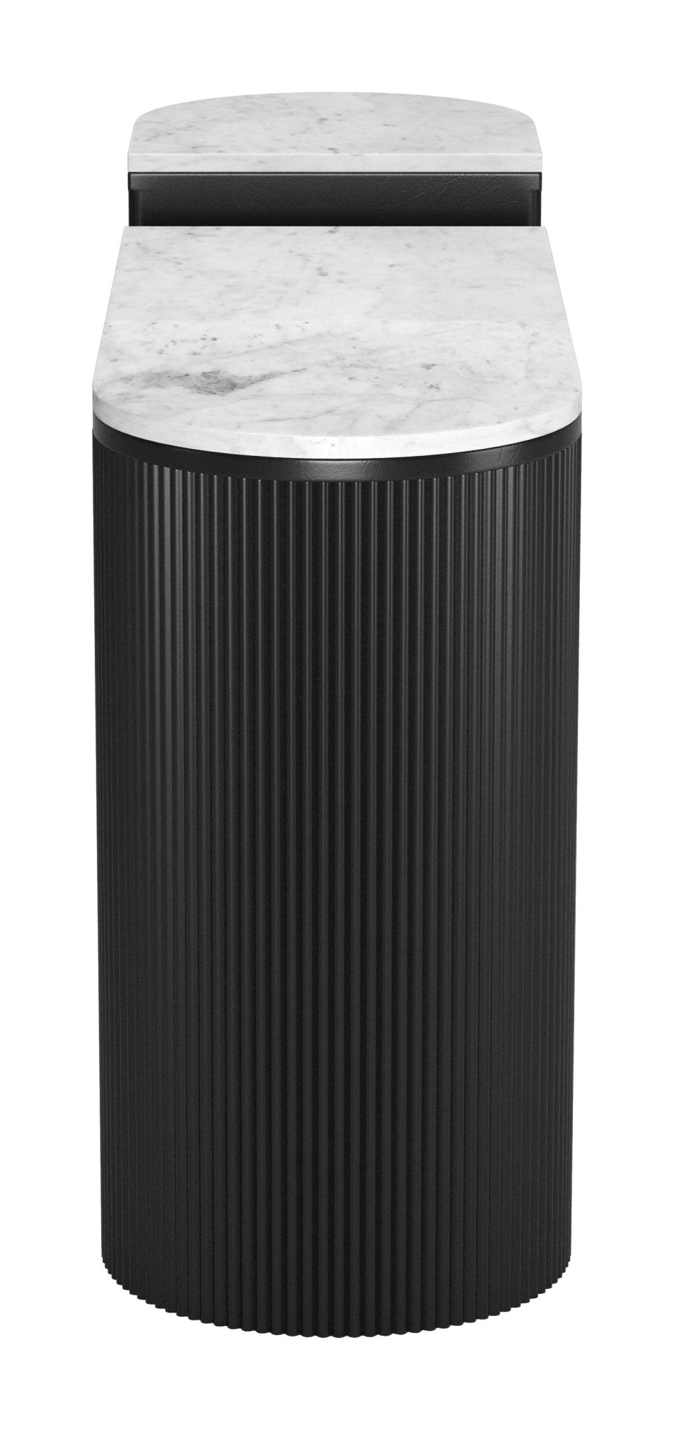 Ormara Console Table Set (2 - Piece) White & Black - Cozy Roots Decor