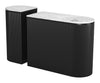 Ormara Console Table Set (2 - Piece) White & Black - Cozy Roots Decor