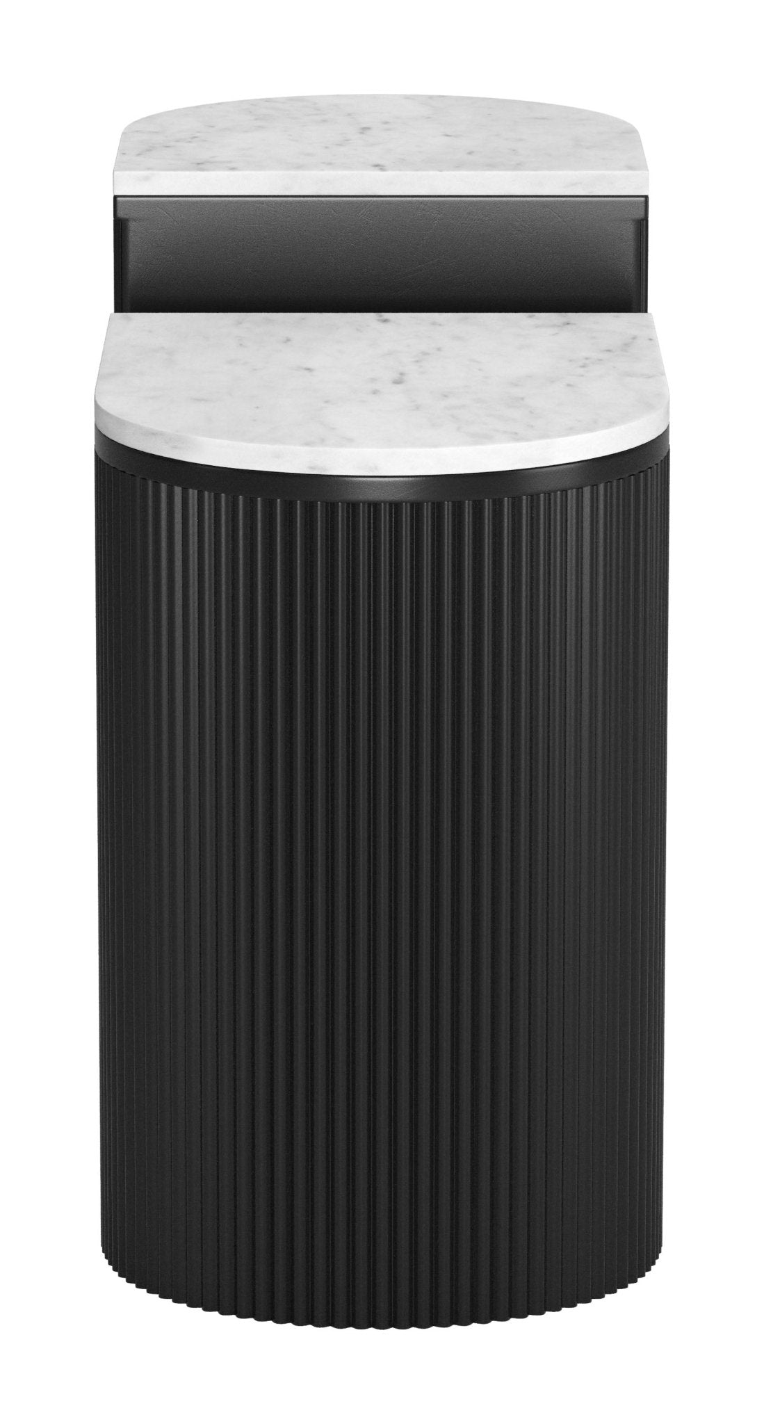 Ormara Side Table Set (2 - Piece) White & Black - Cozy Roots Decor