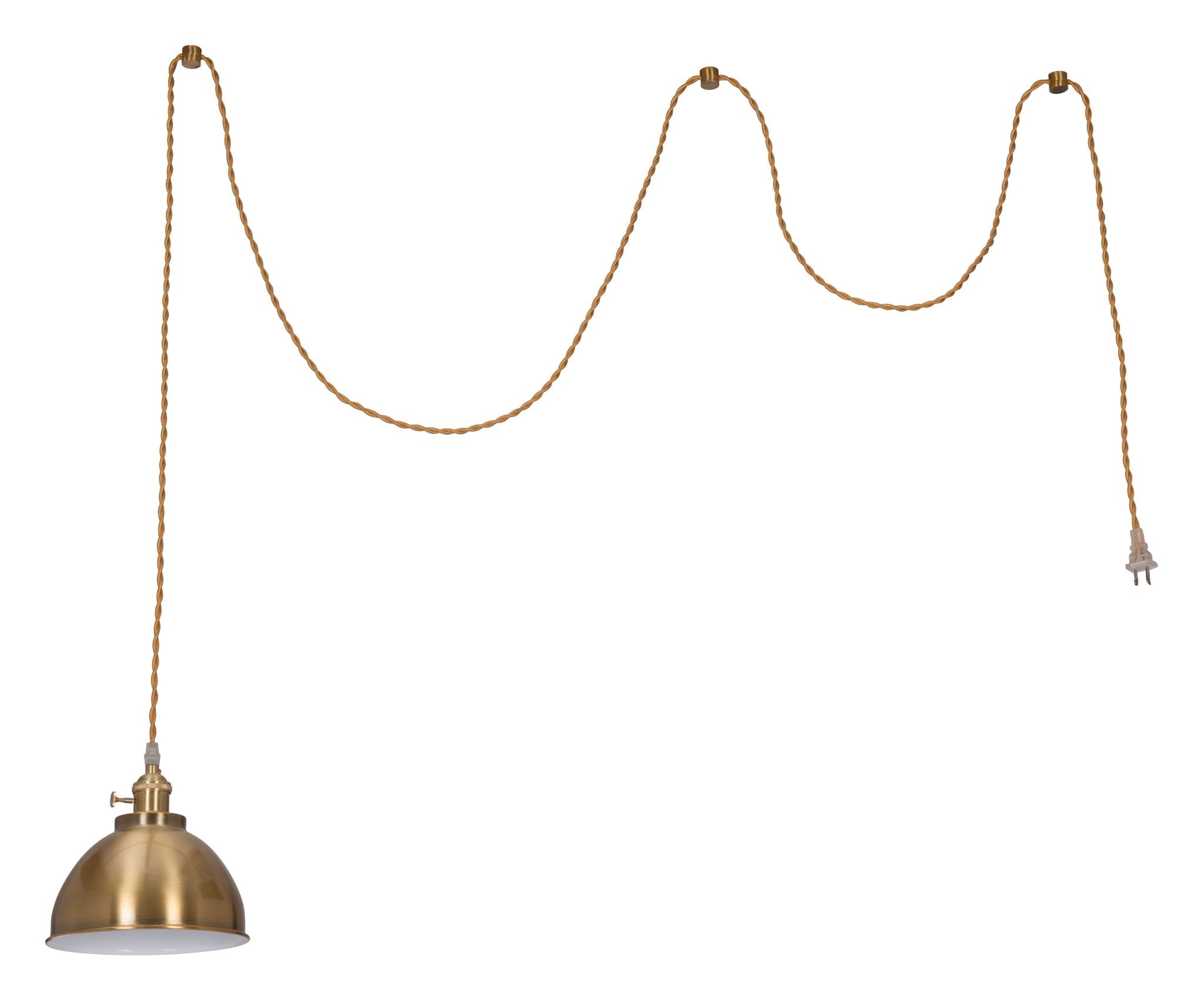 Oscar Ceiling Lamp Brass - Cozy Roots Decor
