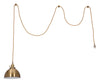 Oscar Ceiling Lamp Brass - Cozy Roots Decor
