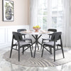 Othello Dining Chair (Set of 2) Gray & Black - Cozy Roots Decor