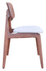Othello Dining Chair (Set of 2) Light Gray & Walnut - Cozy Roots Decor