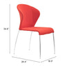 Oulu Dining Chair (Set of 4) Tangerine - Cozy Roots Decor