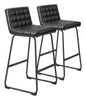 Pago Barstool (Set of 2) Black - Cozy Roots Decor