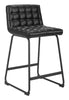 Pago Counter Stool (Set of 2) Black - Cozy Roots Decor