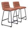 Pago Counter Stool (Set of 2) Brown - Cozy Roots Decor